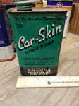 Vtg Car Skin Products Corporation Reconditioner Auto Cleaner Oil Gas Tin Can