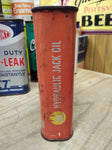 Vtg Gold Eagle Hydraulic Jack Oil Gas Service station Garage Metal Tin Graphix