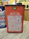 Vtg Gold Eagle Hydraulic Jack Oil Gas Service station Garage Metal Tin Graphix