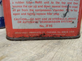 Vtg Gold Eagle Hydraulic Jack Oil Gas Service station Garage Metal Tin Graphix