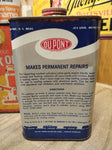 Vtg Du Pont Heavy Duty Stop Leak Seals Oil Gas Service Station Garage 1 Pint Can