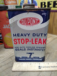 Vtg Du Pont Heavy Duty Stop Leak Seals Oil Gas Service Station Garage 1 Pint Can