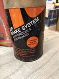 Vtg Air Brake System Anti Freeze Rustguard 1 Quart Cone Top Oil Gas Tin Can