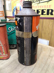 Vtg Air Brake System Anti Freeze Rustguard 1 Quart Cone Top Oil Gas Tin Can