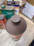 Vtg Air Brake System Anti Freeze Rustguard 1 Quart Cone Top Oil Gas Tin Can