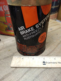 Vtg Air Brake System Anti Freeze Rustguard 1 Quart Cone Top Oil Gas Tin Can