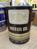 Vtg Drydene Motor Oil Gas Collector Service station Garage 1 Quart Cardboard Can