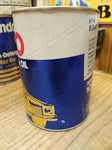 Vtg Montgomery Ward 10W 40 Motor Oil Red White and Blue 1 Quart Cardboard Can