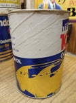 Vtg Montgomery Ward 10W 40 Motor Oil Red White and Blue 1 Quart Cardboard Can