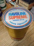 Vtg TEXACO Havoline Supreme SAE 10W 40 Motor Oil 1 Quart Cardboard Can