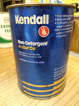 Vtg Kendall Non Detergent SAE 30 Motor Oil 1 Quart Cardboard Can