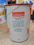 Vtg Valvoline SAE 30 Motor Oil 1 Qt Cardboard Can World's First World's Finest