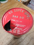 Vtg Valvoline SAE 30 Motor Oil 1 Qt Cardboard Can World's First World's Finest