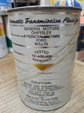 Vtg Thermatic Type A Automatic Transmission Fluid 1 Qt Cardboard Can