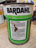 Vtg BARDAHL World Famous No1 Oil Gas Service station Collector Garage Metal Can