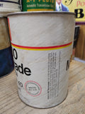 Vtg SHELL X 100 Multigrade Motor Oil 10W 20W 40 Gas Station 1 Qt Cardboard Can