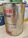 Vtg WALKER Automatic Transmission Fluid Type A Gas Station 1 Qt Cardboard Can