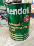 Vtg Kendall Automatic Transmission Fluid Type F Gas Station 1 Qt Cardboard Can 2