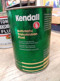 Vtg Kendall Automatic Transmission Fluid Type F Gas Station 1 Qt Cardboard Can 2