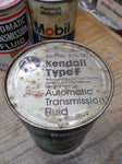 Vtg Kendall Automatic Transmission Fluid Type F Gas Station 1 Qt Cardboard Can 2