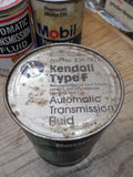 Vtg Kendall Automatic Transmission Fluid Type F Gas Station 1 Qt Cardboard Can 2