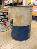 Vtg Mobil Premium Heavy Duty Motor Oil SAE 20W 20 Gas Station 1 Qt Cardboard Can