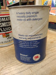 Vtg Mobil Premium Heavy Duty Motor Oil SAE 20W 20 Gas Station 1 Qt Cardboard Can