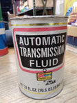 Vtg KMart Dexron Automatic Transmission Fluid Gas Station 1 Qt Cardboard Can