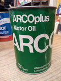 Vtg ARCO Plus SAE 30 Motor Oil Atlantic Richfield 1 Qt Cardboard Can