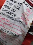 Vtg Motorcraft Tune Up Kit V8 Boat Engine 1957 1965 Points Condenser Spark Plugs