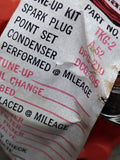 Vtg Motorcraft Tune Up Kit V8 Boat Engine 1957 1965 Points Condenser Spark Plugs