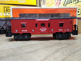 Vtg O Gauge Lionel Trains AT&SF 6517 Bay Window Caboose Illuminated Original Box