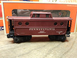 Vtg Lionel O Gauge 6437 Pennsylvania Rail Road Porthole Caboose Lighted Train