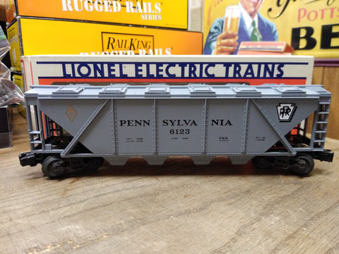 Vtg Lionel Trains O Gauge 6123 Pennsylvania Railroad Covered Hopper Car Orig Box