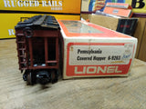 Vtg Lionel Train O Gauge 9263 Pennsylvania Rail Road Covered Hopper Car w/Box!