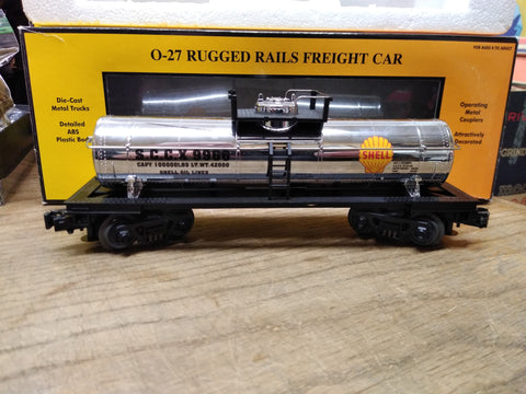 Vtg MTH Rail King O/O27 Gauge SCCX 9966 Shell Oil Lines Tanker Car Train