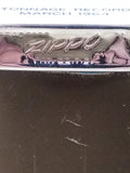 Vtg 1964 Zippo Lighter ARMCO Butler Works Melt Shop Tonnage Record w/Box Great!