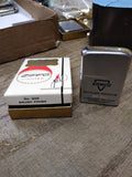 Vtg 1964 Zippo Lighter ARMCO Butler Works Melt Shop Tonnage Record w/Box Great!