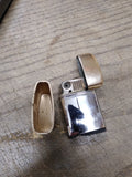Vtg Ronson Gold Typhoon Cigarette Lighter British Empire Made with Original Box!