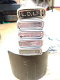 Vtg 5 Piece Cigarette Lighter Lot Omega Mastercraft LDL Windette Small Slim Size