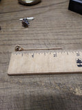 Vtg 14K Yellow Gold Victorian Hat Pin Brooch w/Seed Pearl Black Enamel 0.9 Grams