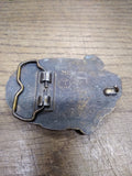 Vtg M.B.G.I. USA Large Mouth Bass Fisherman's Brass Belt Buckle 3.5" x 2.5"