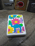 Vtg Unfired 1996 Zippo Cigarette Lighter Joe Camel Flower Power Broken Seal wTin