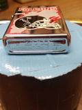 Vtg Unfired 1997 Zippo Atlanta Falcons Polished Chrome Cigarette Lighter Minty!