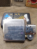 Vtg Unfired 1997 Zippo Made In USA Fireworks Matt Black Cigarette Lighter Minty!