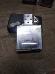 Vtg 2015 Zippo Black Matte Military Air Defense Artillery Cigarette Lighter Nice