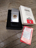 Vtg Unfired 1980 Zippo Slim ALTECH 30 Yr High Polish Cigarette Lighter Box Mint!