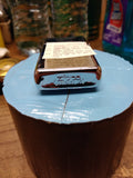 Vtg Unfired 1980 Zippo Slim ALTECH 30 Yr High Polish Cigarette Lighter Box Mint!