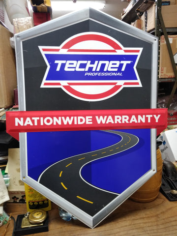 Technet Professional Nationwide Automotive Warranty Tin Sign Man Cave Garage