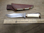 Vtg C. Friedrich ERN WALD SOLINGEN Germany 9" Fixed Blade Knife Leather Sheath!